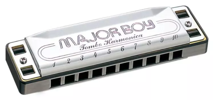 Губная гармошка TOMBO 10 отверстий C-Major Boy 1710