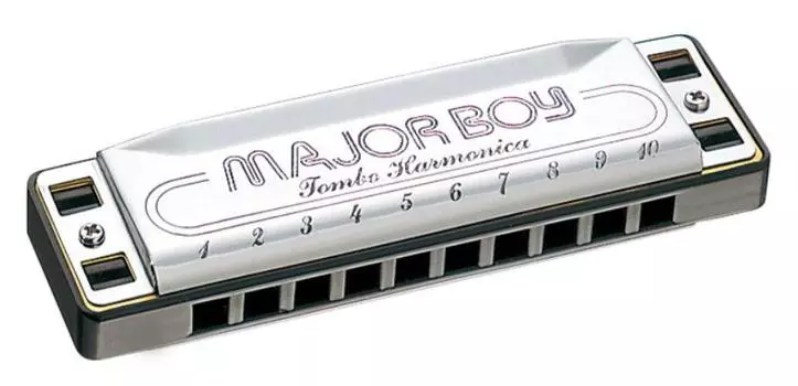 Губная гармошка TOMBO 10 отверстий Major Boy 1710 D