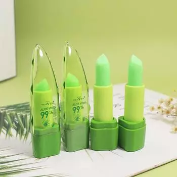 Губная помада Penifen P8067 Aloe Vera, меняющая цвет — увлажняющая, водостойкая, антипригарная и стойкая. розы красного