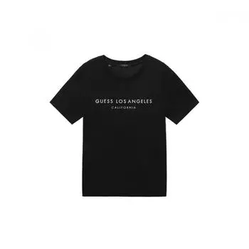 GueSS Женская футболка с коротким рукавом и голограммой Ro2k9492 BLK/L