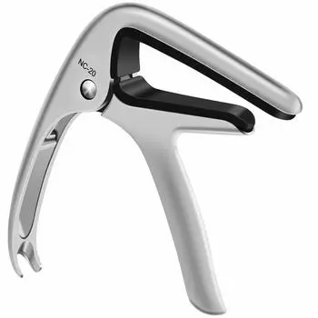Guitar Capota Store Акустическая гитара Электрогитара Бас Укулеле Гитарный каподастр для акустической гитары серебряный