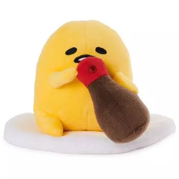 Gund SANRIO Gudetama Gudetama Gudetama соевый соус плюшевая игрушка возраст 5 дюймов 1+