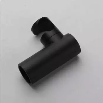 Gunmetal Shower Holder Handheld Shower Support Wall Mounted Sprayer Shower Bracket Bathroom Brass Accessories Screw Install
