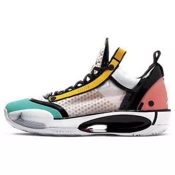 Guo Ailun x Air Jordan 34 Low Pop Art Мужские кроссовки разноцветные CZ7748-100 40.5