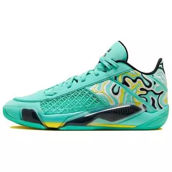 Guo Ailun x Air Jordan 38 Low PF Hyper Turquoise Мужские кроссовки Teal Black Canary FZ3223-300 44.5