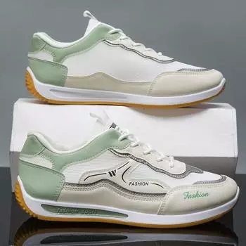 Guochao casual shoes spring new versatile Forrest Gump shoes live broadcast explosion mesh breathable sports running men s shoes 39 чёрный