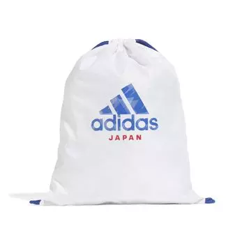Gym Bag Japan National Soccer Team Gym Sack HM477 Blue Free Size [Adidas] White/Japan (HP1315)