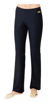 Gymnastics Rhythmic Gymnastics Training Pants Boot Cut Pants Black L SG124 [Sasaki] (B)
