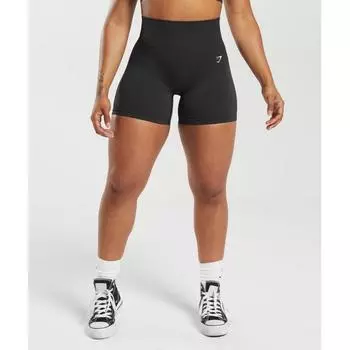 GYMSHARK Adapt Fleck Бесшовные шорты черные дымчато-серые B6A1J BB39 XS