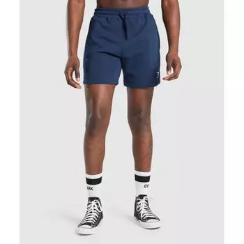 Gymshark Crest Shorts Navy A2a1s Ubcy XS
