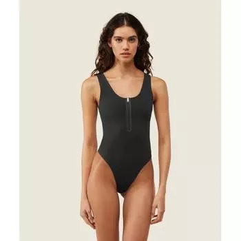 GYMSHARK everywear Reversible Zip Leotard Black Heavy Blue B1C2E BCR5