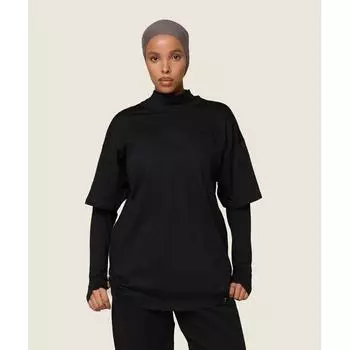 Gymshark Gs X Leana Deeb Oversized T shirT Black B9a1g Bb2j XXS