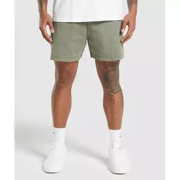 Gymshark Heavyweight Ribbed Shorts Unit Green A1b4u Eczc XS
