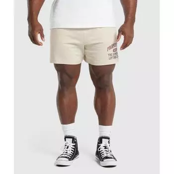 Gymshark Lightweight Jersey Shorts Ecru White A5a6j Wcc9 XS
