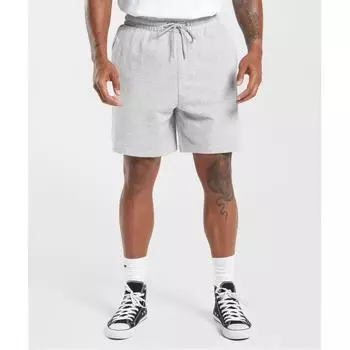 Gymshark Rest Day Essentials Shorts Light Grey Core Marl A3a9i Gbcn XS