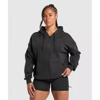 Gymshark Толстовка Gs Power с капюшоном черная B2b4a Bb2j XXS