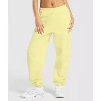 Gymshark Уютные флисовые джоггеры Refresh Yellow B8a7f Ybss XS