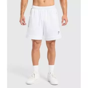 Gymshark Varsity Mesh Shorts White A1c1i Wb57 XS