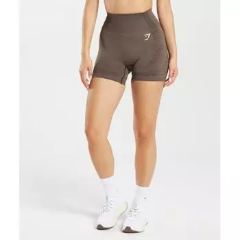 Gymshark Vital Seamless 2.0 Shorts Brown Marl B1a4j Nbbw XS