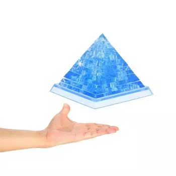 (H0826)3D Кристалл Головоломка Симпатичная Модель Пирамиды DIY Гаджет Блоки Строительная Игрушка Подарок