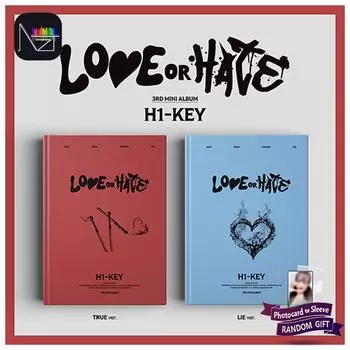 H1-KEY — третий мини-альбом LOVE or HATE RANDOM 1PCS