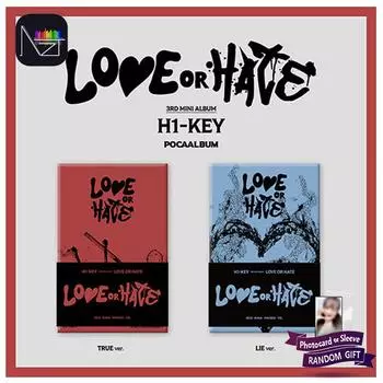 H1-KEY — третий мини-альбом LOVE or HATE (Альбом Пока) RANDOM 1PCS