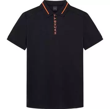 Hackett Print Placket поло с короткими рукавами M