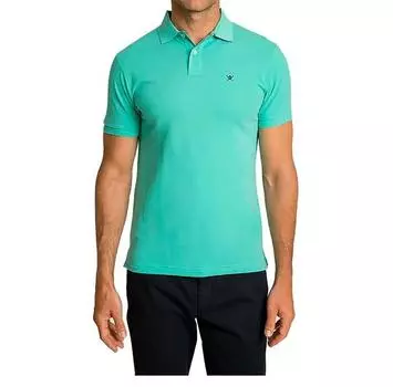 Hackett Slim Fit Logo поло с короткими рукавами M