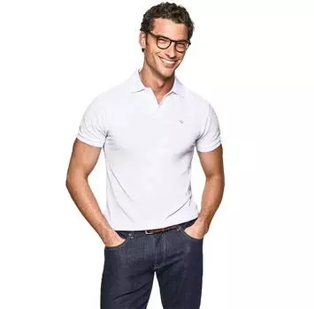 Hackett Slim Fit поло с короткими рукавами 2XL