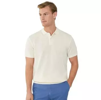 Hackett Stop Start Knit поло с короткими рукавами L