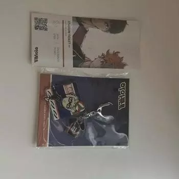 Haikyu Tsukishima Kei Popup Store Acrylic Keyring