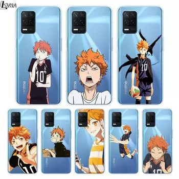 Haikyuu Hinata Attacks аниме для Realme 8 8i V3 V5 GT Neo Flash Edition Explorer Master Neo2 Narzo 30 50i 50A C21Y чехол для телефона Realme 8 4G
