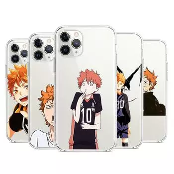 Силиконовый чехол Haikyuu Hinata Attacks с аниме для Apple IPhone 13 12 Mini 11 Pro XS MAX XR X 8 7 6 6S 5 Plus SE, чехол для телефона iPhone 13