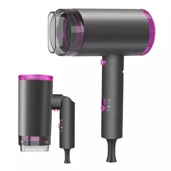 Hair dryer new large Large quick high concentration of negative overheating prevention cold and hot air hair constant temperature of 3 nozzle for use