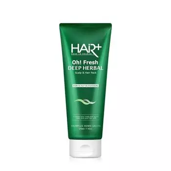 Hair Plus Ofresh Cooling Deep Herbal Hair Loss Scalp Pack, 210ml, 1 pack