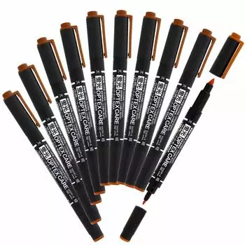 Хайлайтер Zebra Optex Care Brown 10 B-WKCR1-E