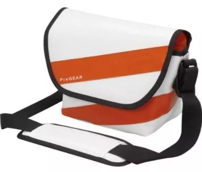 HAKUBA Messenger Bag PG Denzel Messenger SS White x Orange 1.8L SPG-DZ-MBSSWO