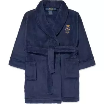 Халат Polo Ralph Lauren Polo Bear с вышивкой Детский халат Синий 9P0042BCV XL