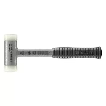 HALDER Shockless Recoilless Super Craft Hammer Steel Handle Nylon Diameter 40 (White) 3377.040
