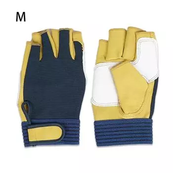 Half Finger Men s Work Gloves Sheepskin Leather Gloves Breathable Working Gloves Labour Protection M