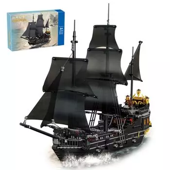 Hallisun Block Set Building Assembly Ship Pirate Ship Model Assembly Toy Miniature Mini Size Brick Brick For Adults Children Boys Girls 8 Years