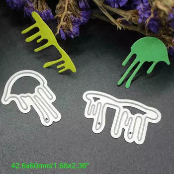 Хэллоуин кровавые штампы металлический трафарет DIY Скрапбукинг альбом бумажная карта тиснение ремесло высечка ремесло живопись печать
