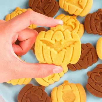 Halloween 3D Cookie Knife Pumpkin Cookie Mold Party Party Party Party DIY Hand Pressed Cookie Baking Tool Party Favorite