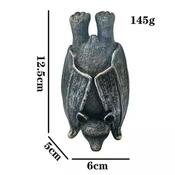 Halloween Bat Horror Tree Trunk Ornament Courtyard Simulation Bat Evil Ornament Horror Halloween Atmosphere Merge