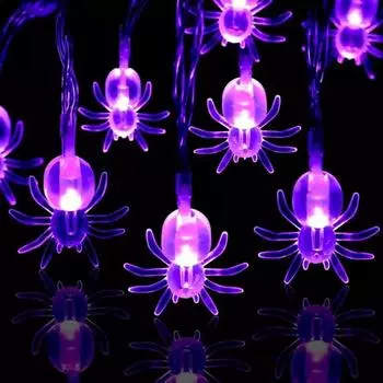 Halloween Eyeball Led String Lights Indoor Atmosphere Christmas Decoration Room Battery Lights Outdoor Waterproof Outdoor spider