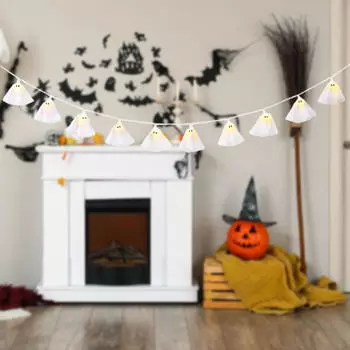 Halloween String Light, Ornament, Decoration, Light up Garland for Lawn Patio Festival