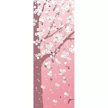 Hamamonyo Picture Tenugui Cherry Blossom Ranman Pink