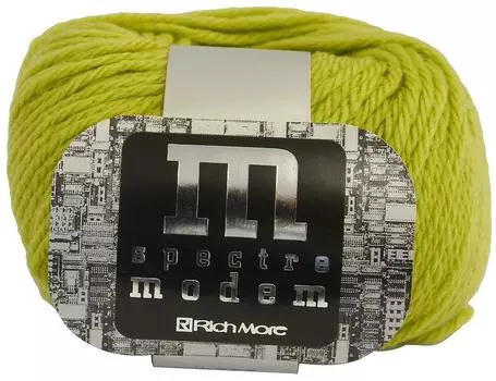 Hamanaka Richmore Spectrum Modem Extra Set of 2098 Yarn, Thick, Col. 13, Yellow-Green, 40g, Approx. 80m, 10,