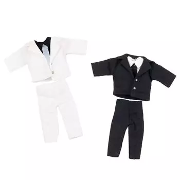 HAMILO Doll Clothing Suit for ob11 Obitsu 11 Outfit Formal 2 Color Set