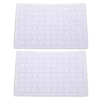 HAMILO Plain Jigsaw Puzzle Original Puzzle Photo Printable Doodle 80 Pieces Set of 2